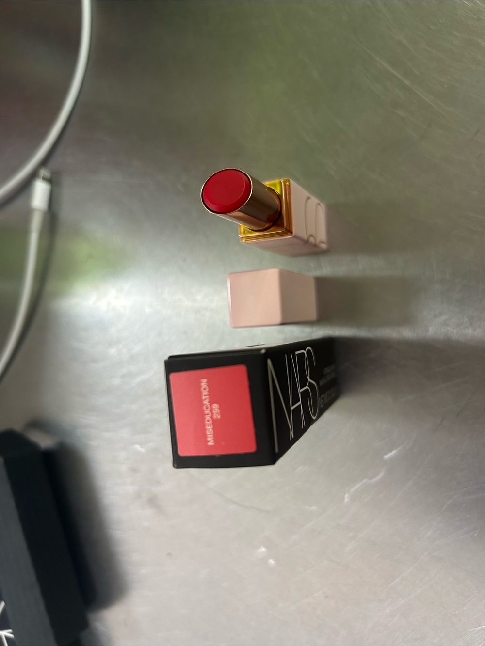 NARS Lipstick in Vibrant Coral Red